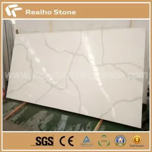Artificial Natural Calacatta White Quartz Stone