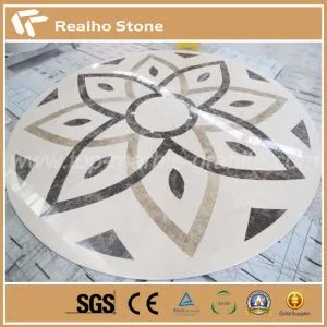 Waterjet Tile Round Mosaic Medallion Floor Patterns