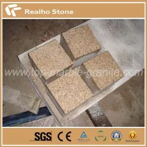 Various Type G682 Yellow Granite Cobblestone for Sale