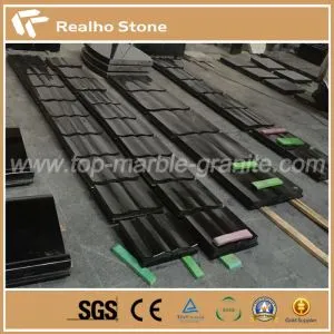 Opened Book Granite Flat Headstone Grave Markers for Cemetery