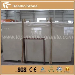 Spain Beige Crema Marfil Marble Slab For Cut To Size Tile Decoration