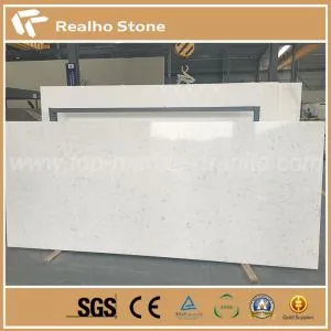 White Quartz Slabs Artificial Carrara White Quartz Countertops