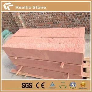 Reclaimed Red Landscape Sandstone Road Kerbs