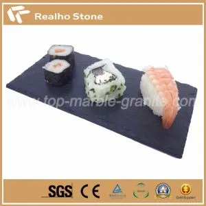 Rectangular Shaped Slate Dinner Coasters