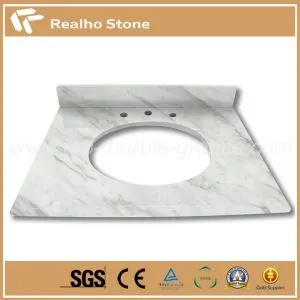 Volakas White Marble Vanity Tops Of Bathroom