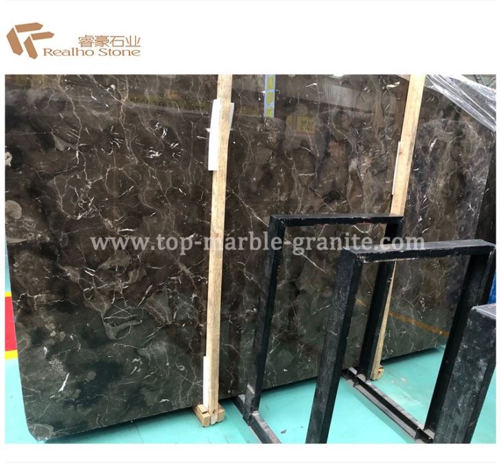 China Dark Emperador Marble Slab