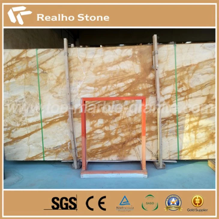 Italian Giallo Siena Marble Slabs
