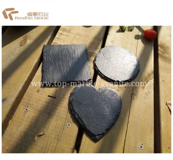 Nature Black Slate Plate