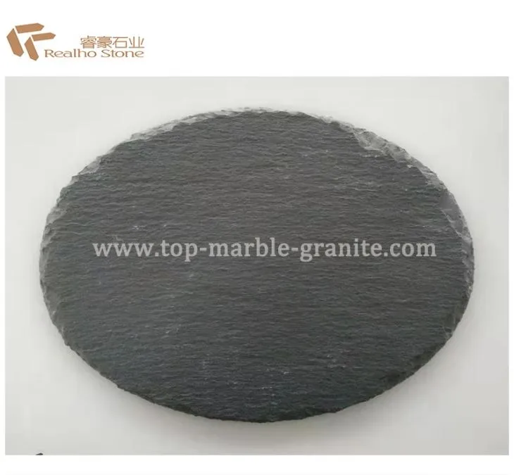 Nature Black Slate Plate