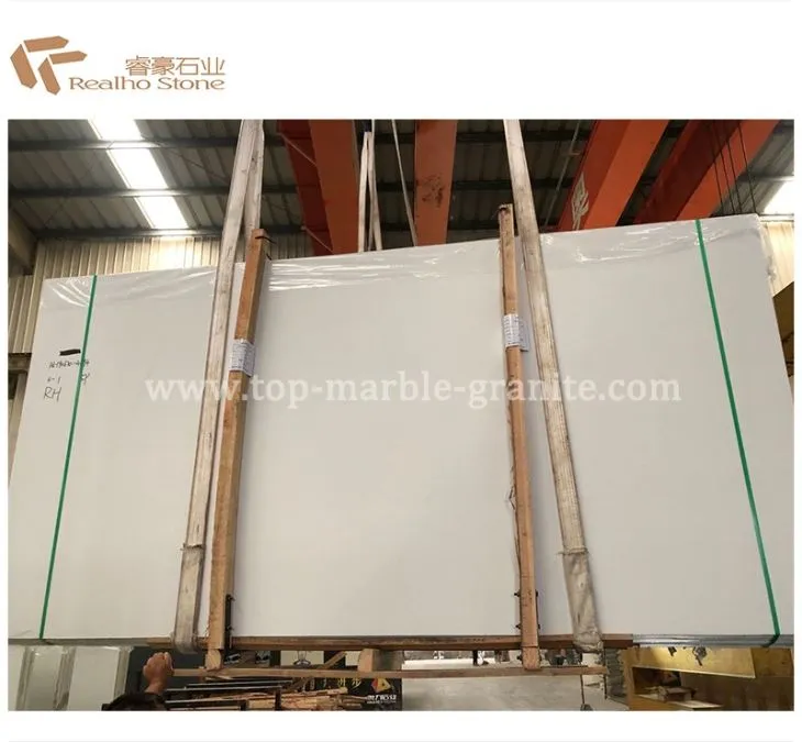 Pure White Artificial Stone Marble Slabs for Floor Tiles