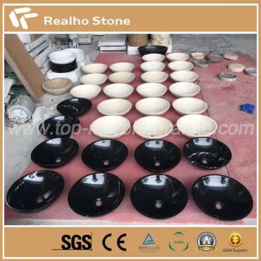 Factory Price Nature Marble Kitchedn/Bathroom Wash Sink With Round Shape For Sales