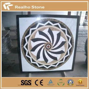 Marble Medallion Floor Carpet, Designed Pattern,