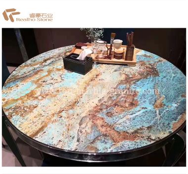 Natural Stone Round Dining Coffee Table Top