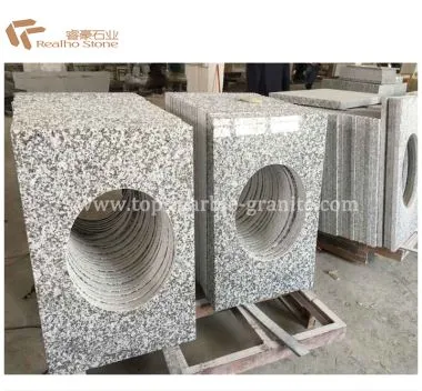 Single Sink Grey Granite G439 Toilet Vanity Tops