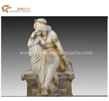 Western Classic Life-size Natural Marble Carving