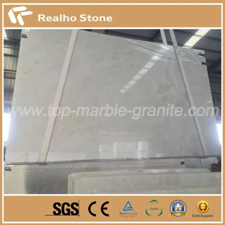White Rhino Marble Slab