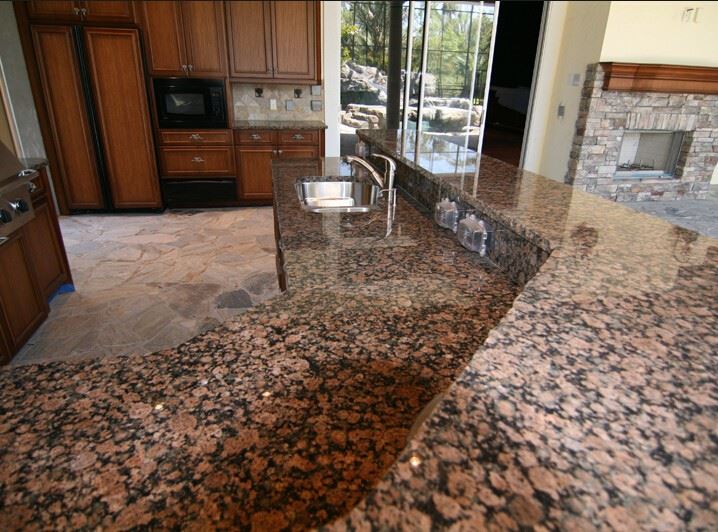 Prefab Baltic Brown Granite Countertop
