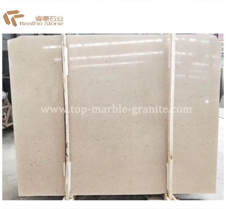 beige limestone slab