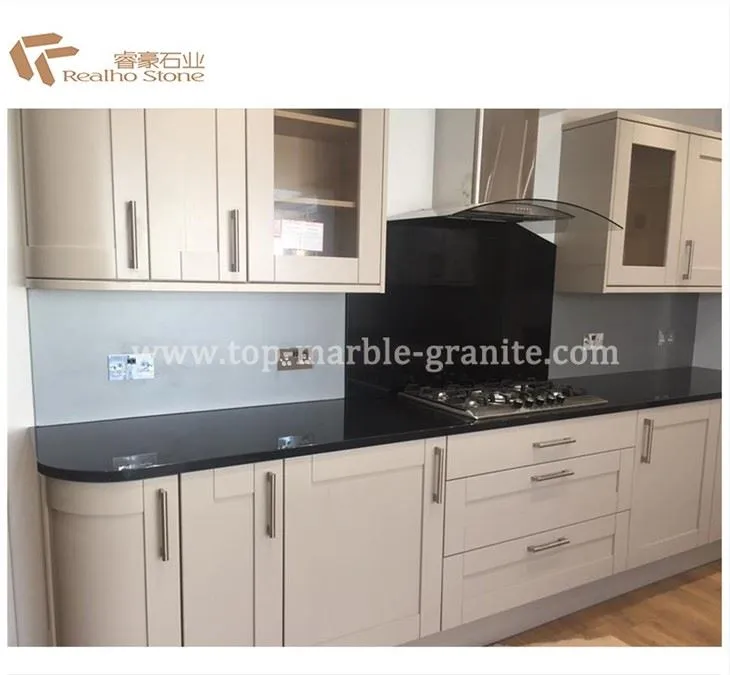 black granite countertop edges