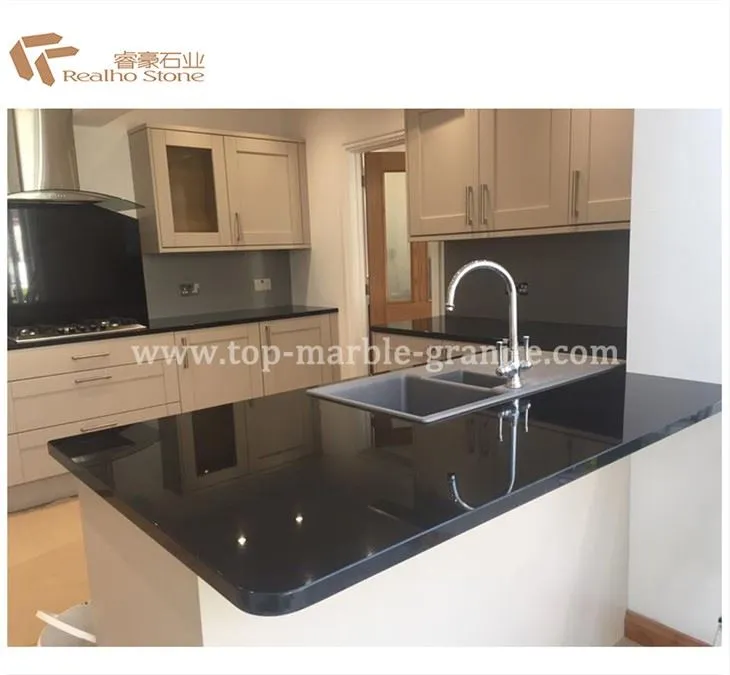 Black Granite Top Kitchen Island