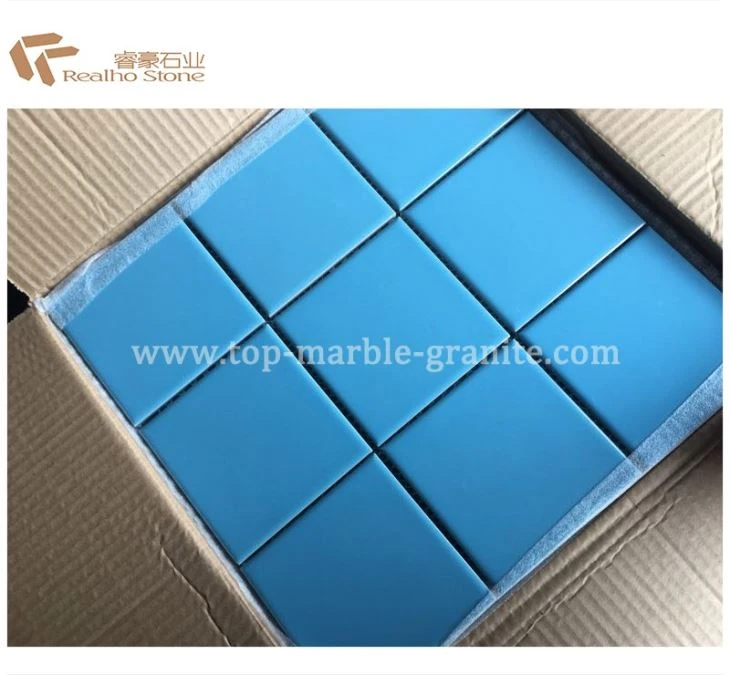 Blue Mosaic Porcelain Swimming Pool Tiles