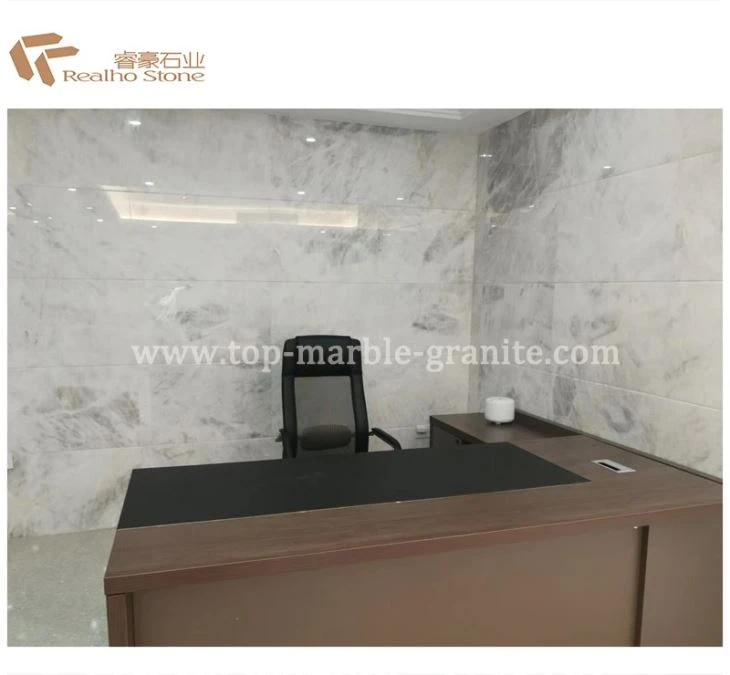 Cloudy White Marble Tiles
