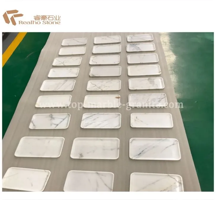White Marble Plates