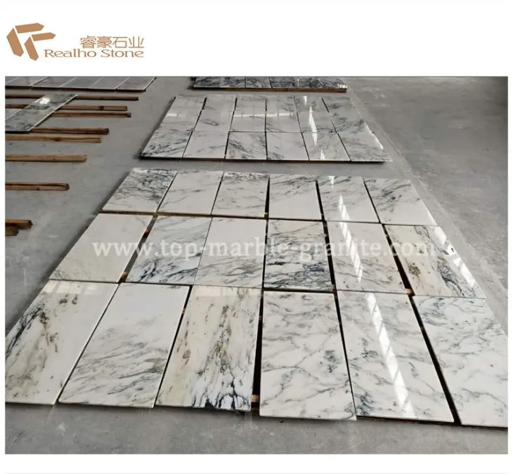 white marble tile