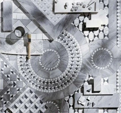 The advantages and development of marble mosaic