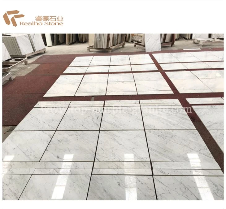 Italian Carrara White Marble Tile For Layout