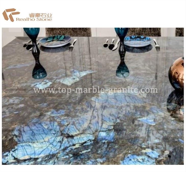 Labradorite Blue table top