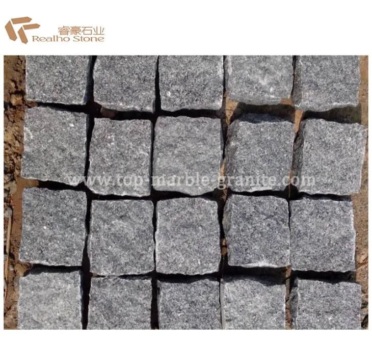 Natural Split G654 Granite Cobblestone