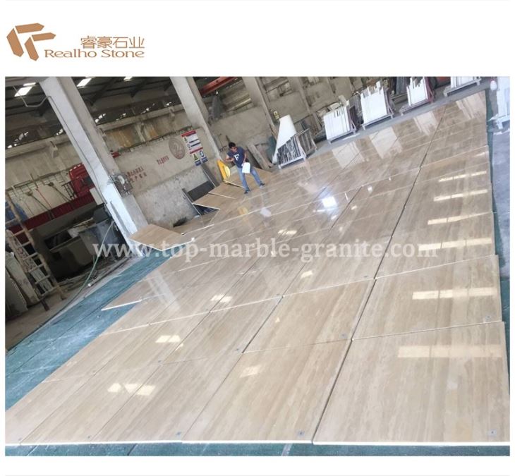 Polished Turkey Beige Travertine Wall Tiles