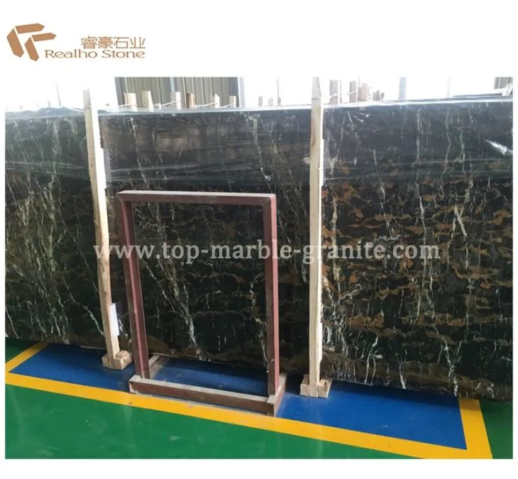 golden flower portoro marble