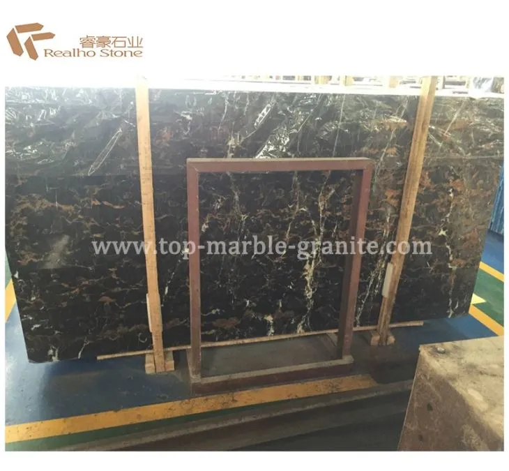 nero portoro marble slab