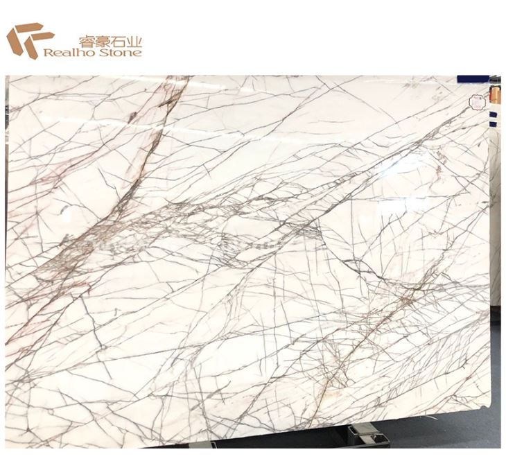 new lilac white marble slab