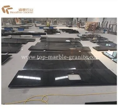 Black Galaxy Granite Bathroom Countertops