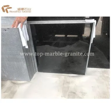 Black Galaxy Granite Tile For Wall And Floor