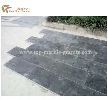 Honed Chinese Blue Stone Limestone Tiles