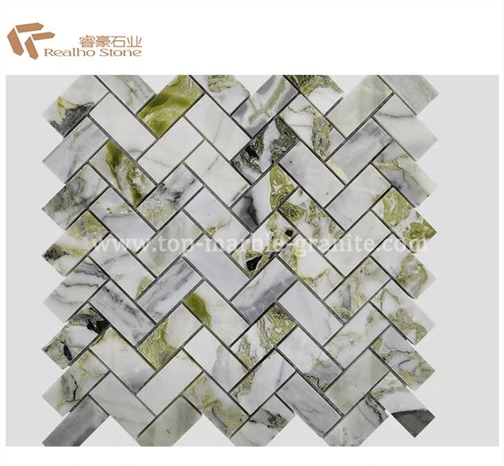 White Beauty Marble Mosaic Tiles With Nice Color And Different Patterns