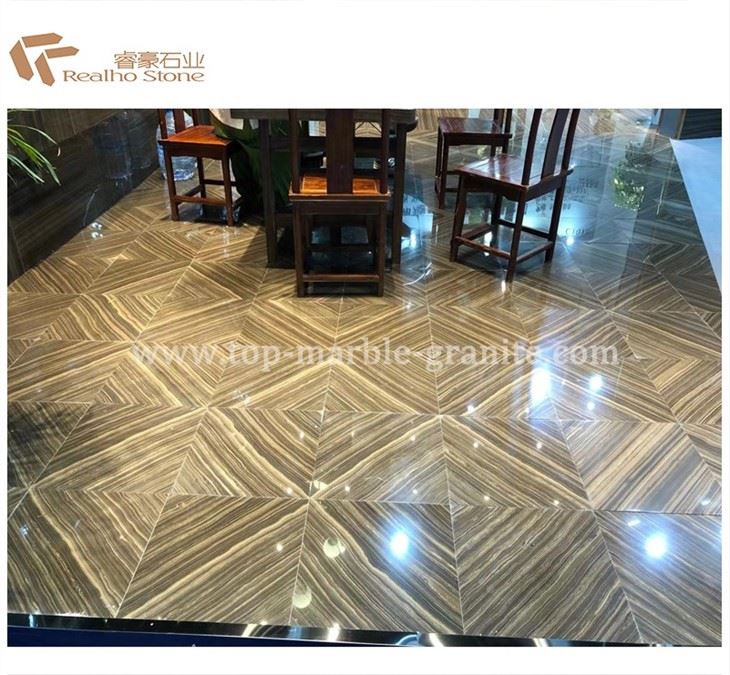 dark brown marble floor tiles