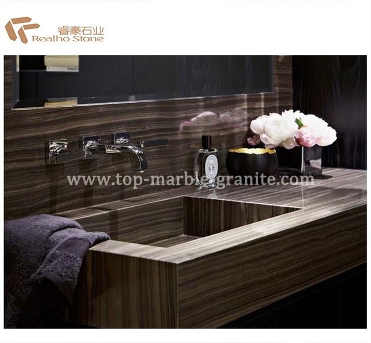 dark brown marble vanity tops