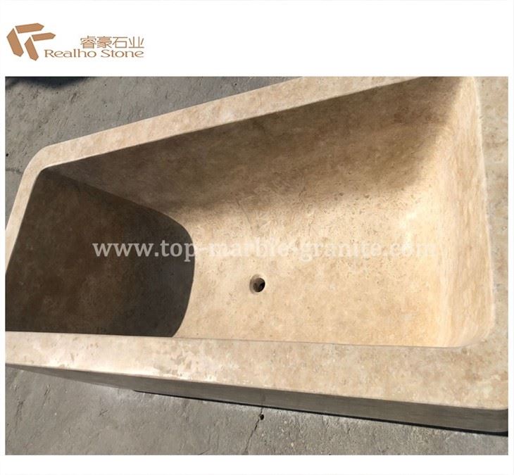 travertome bathtub