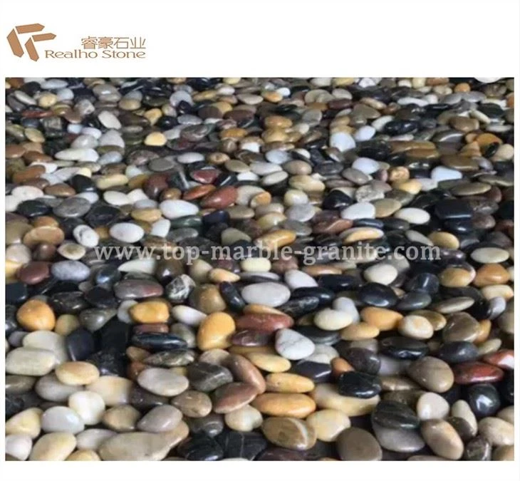 colorful high polished pebble