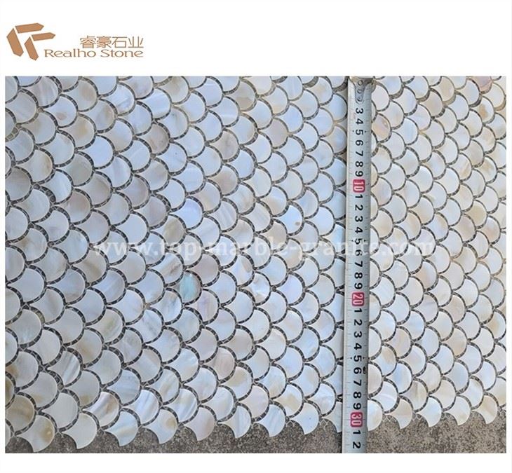 Fan shape Shell mosaic