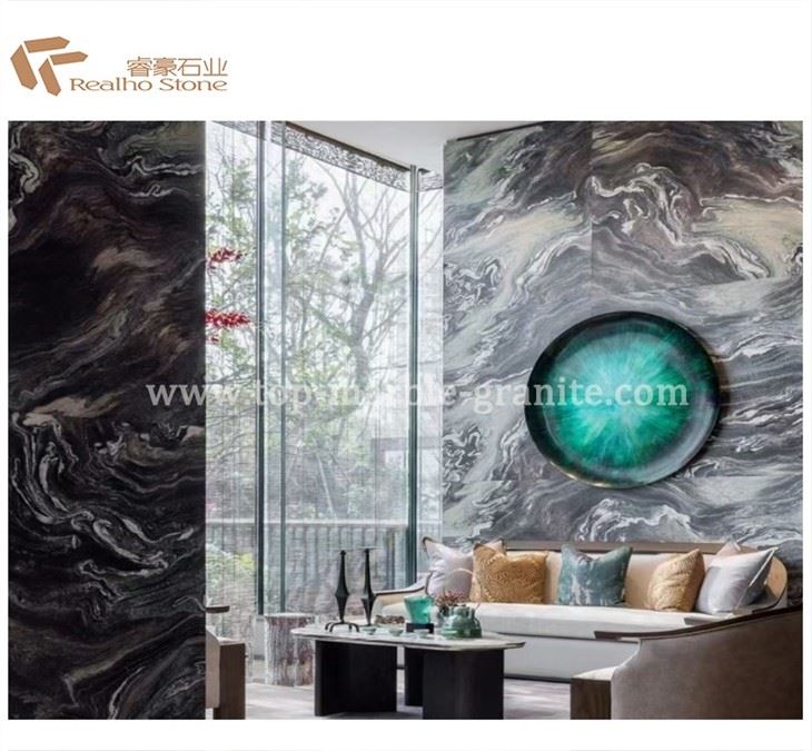purple marble wall
