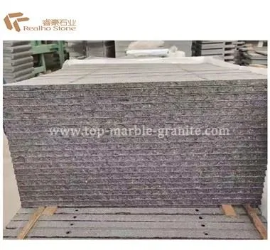 Black Granite Grooved Exterior Water Feature