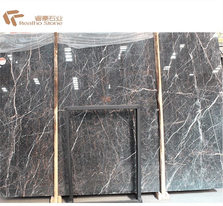 Brown Gold Marble Slab Polished Imperial Brown Gold Marble