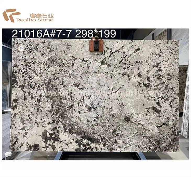 Silver Fox Granite Slab Polished