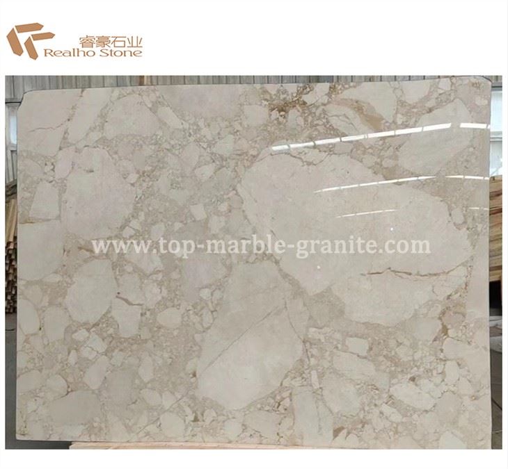 China Beige Marble Maganet Marble Slab For Interior Decoration